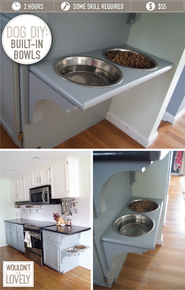 DIY Pet Feeding Station Featuring Wouldn t it be Lovely Ana White